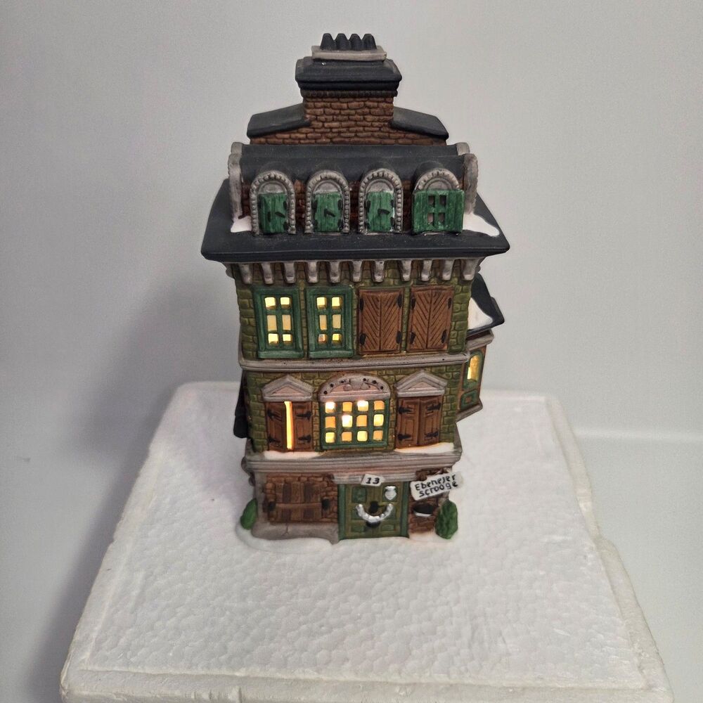 Department 56 Dickens' Village Series "The Flat of Ebenezer Scrooge" #5587